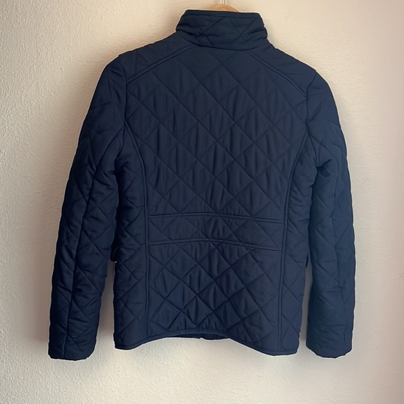 J Crew quilted navy jacket size XXS - Picture 5 of 6